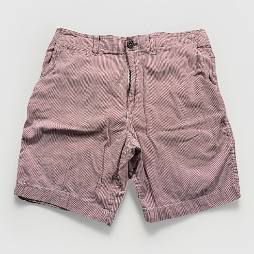 American Eagle Classic Seersucker Shorts Men’s 34 Pink Preppy Resort Beachwear